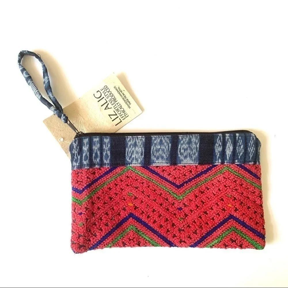 🎃NWT DESIGNER RECYCLED GUATEMALA MINI BAG CLUTCH
